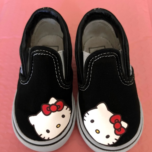 Vans Other - Black Toddler Slip On Hello Kitty Sanrio Vans